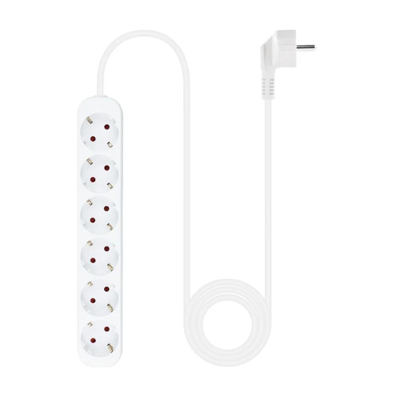 Infortisa Image 1 - Nanocable Regleta de Enchufes 6 Tomas 1.4 m Blanco
