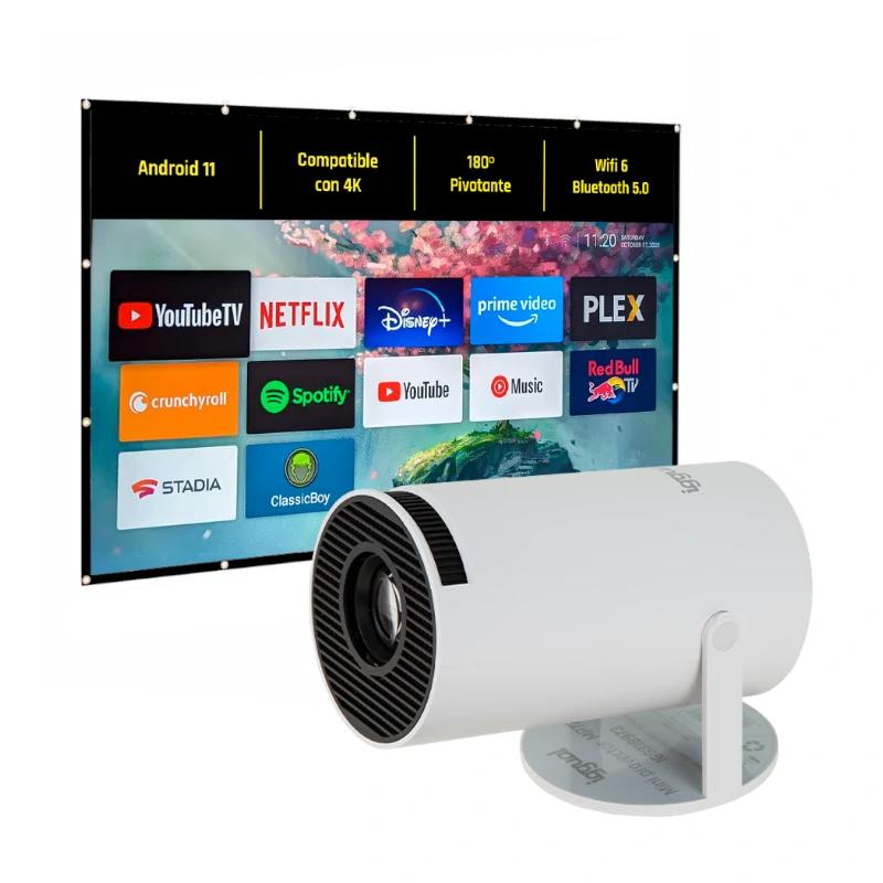 Infortisa Image 2 - iggual Pack mini proyector + pantalla 100" plegabl