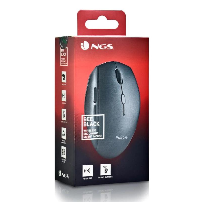 Infortisa Image 3 - NGS RATON INALAMBRICO CON TECLAS SILENCIOSAS NEGRO