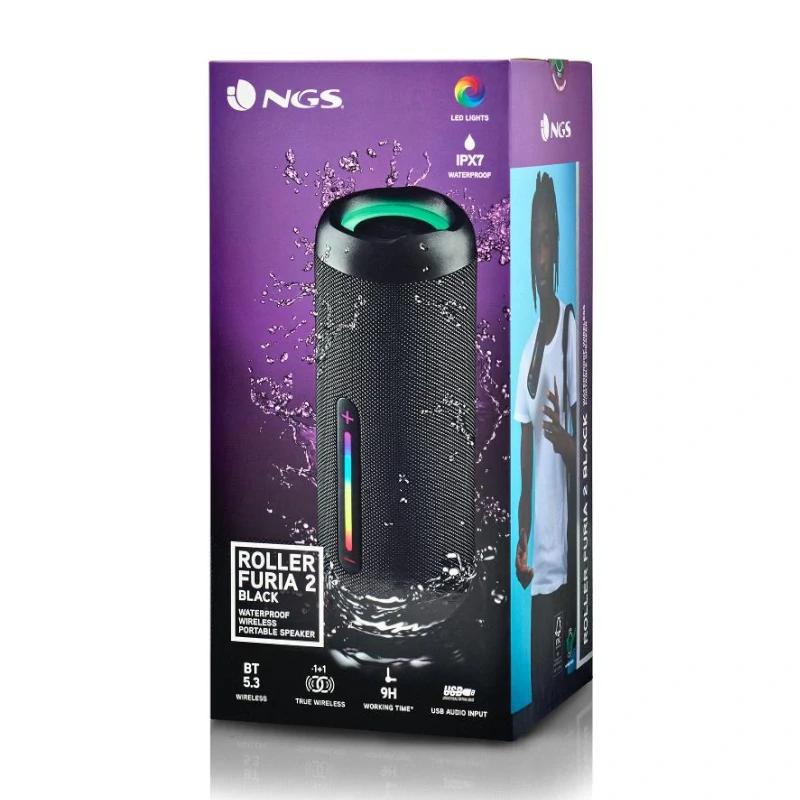 Infortisa Image 3 - NGS Altavoz RollerFuria2 BT Rgb IP67 Negro 30W