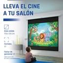Infortisa Image 1 - iggual Pantalla eléctrica 1:1 100" 180x180 cm