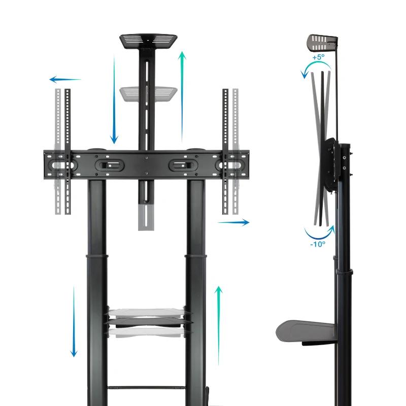 Infortisa Image 2 - Tooq Soporte Suelo/Pared fijo HIPERION 55"-100"