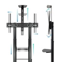 Infortisa Image 2 - Tooq Soporte Suelo/Pared fijo HIPERION 55"-100"