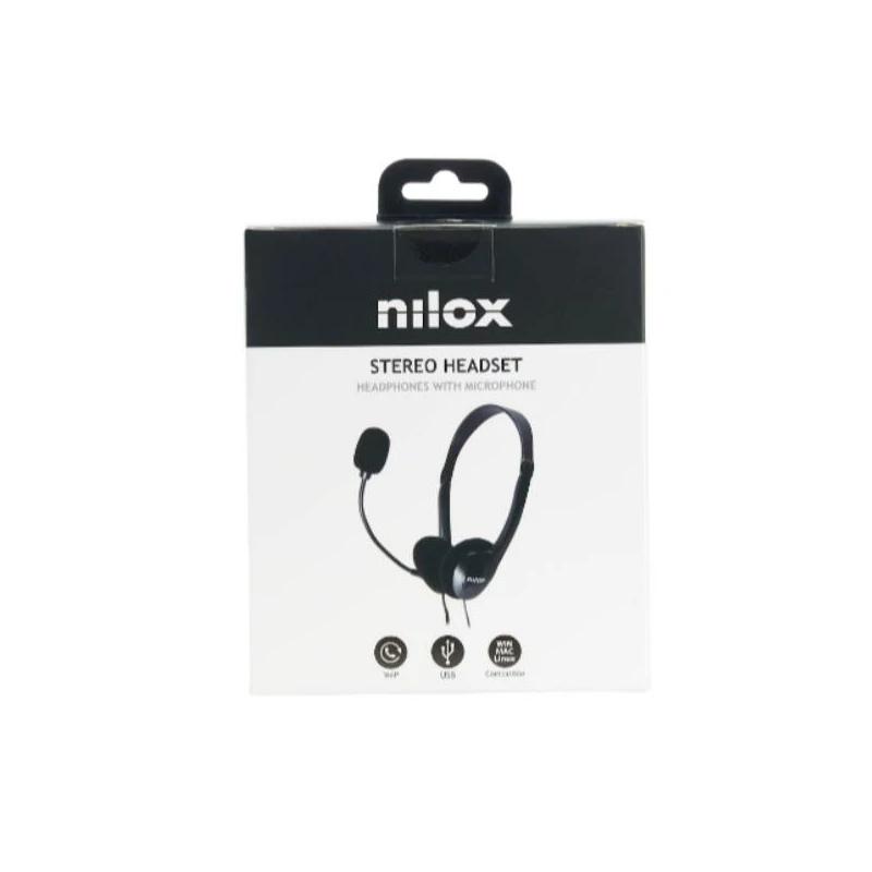 Infortisa Image 1 - Nilox Auriculares con micrófono USB