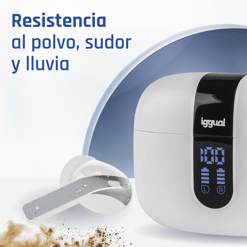 Infortisa Image 4 - iggual Auriculares inalámbricos TWS Bluetooth blan