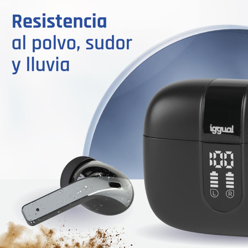 Infortisa Image 4 - iggual Auriculares inalámbricos TWS Bluetooth negr
