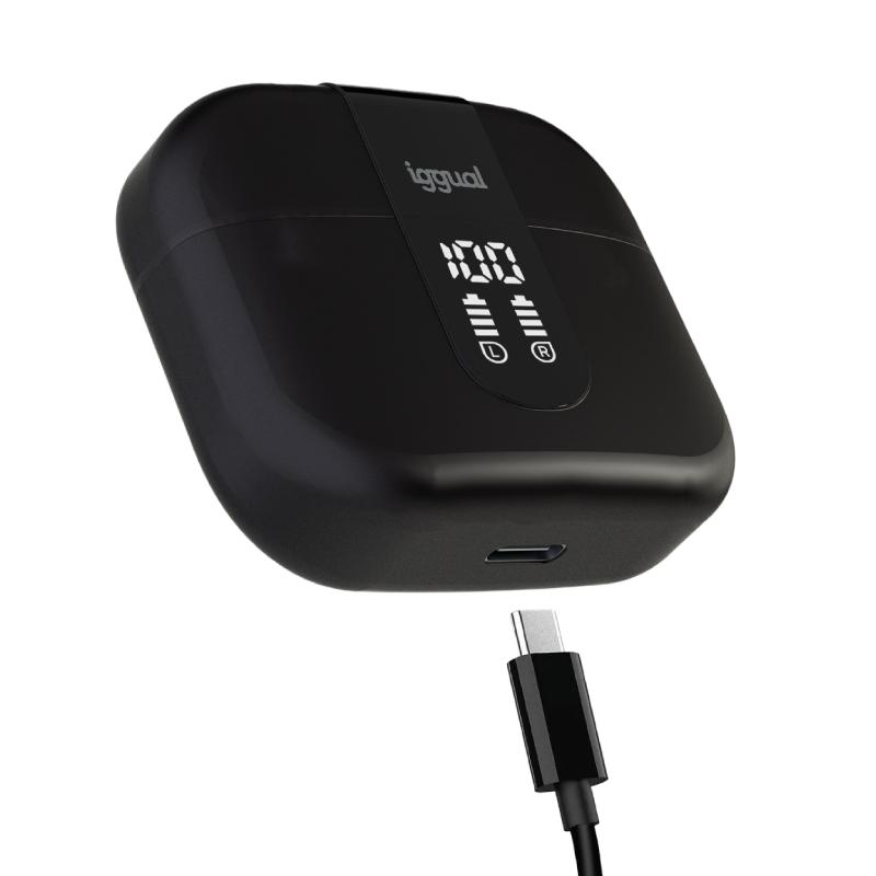 Infortisa Image 6 - iggual Auriculares inalámbricos TWS Bluetooth negr