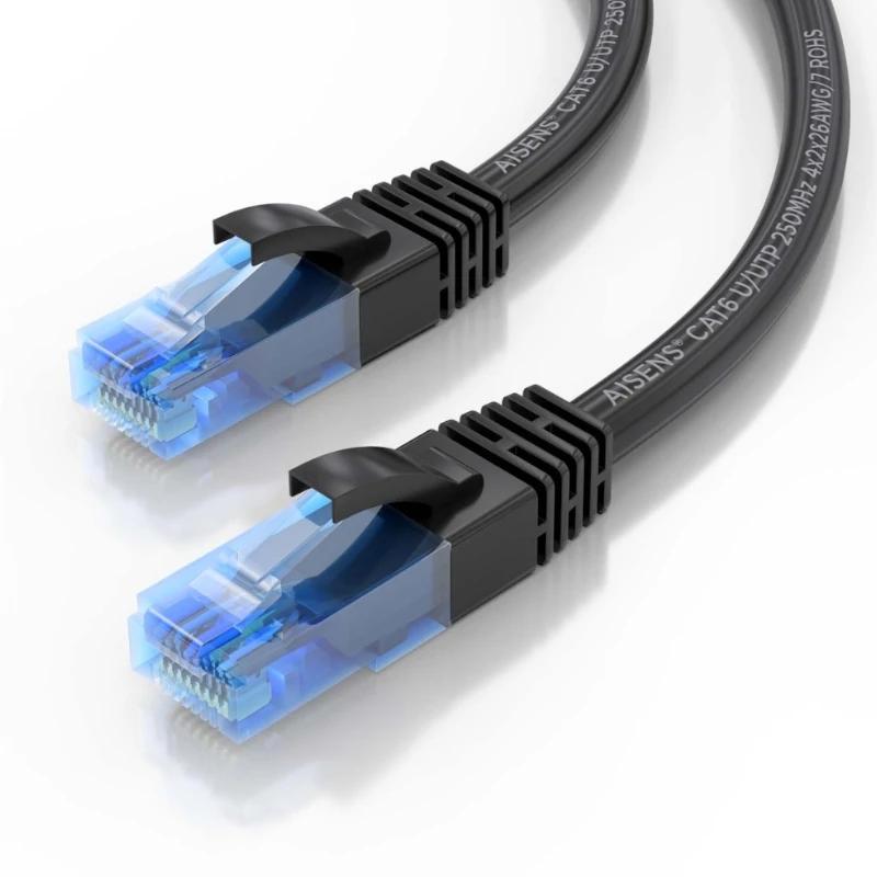 Infortisa Image 2 - Aisens Cable RJ45 Cat.6 UTP AWG26 CCA Negro 1.0M