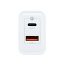 Infortisa Image 1 - Coolbox Cargador Gan 30W USB-C/USB-A PARED
