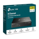 Infortisa Image 2 - VIGI Grabador IP NVR1008H-8MP Rack 01 HDD 08 C PoE