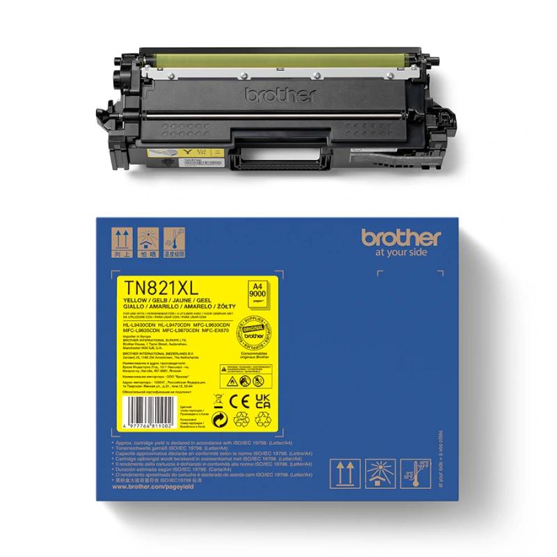 Infortisa Image 2 - Brother Tóner TN821XLY Amarillo
