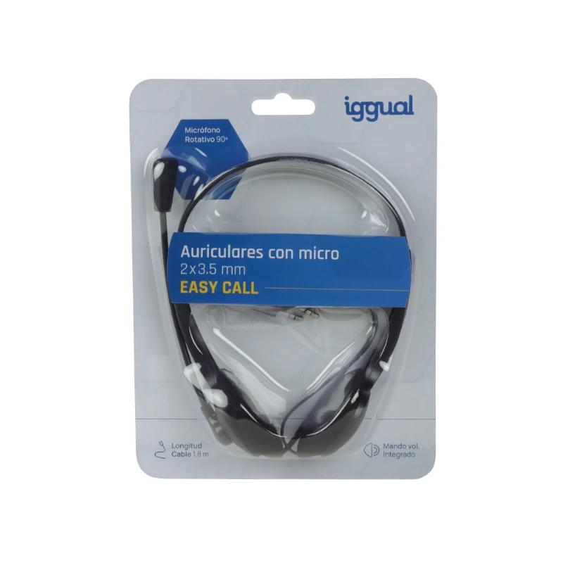 Infortisa Image 1 - iggual Auriculares con micro 2 x 3.5 mm EASY CALL