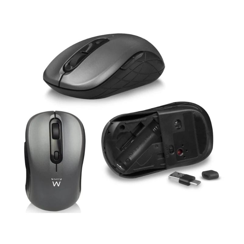Infortisa Image 2 - EWENT Kit Teclado +raton Ew3272 Slim