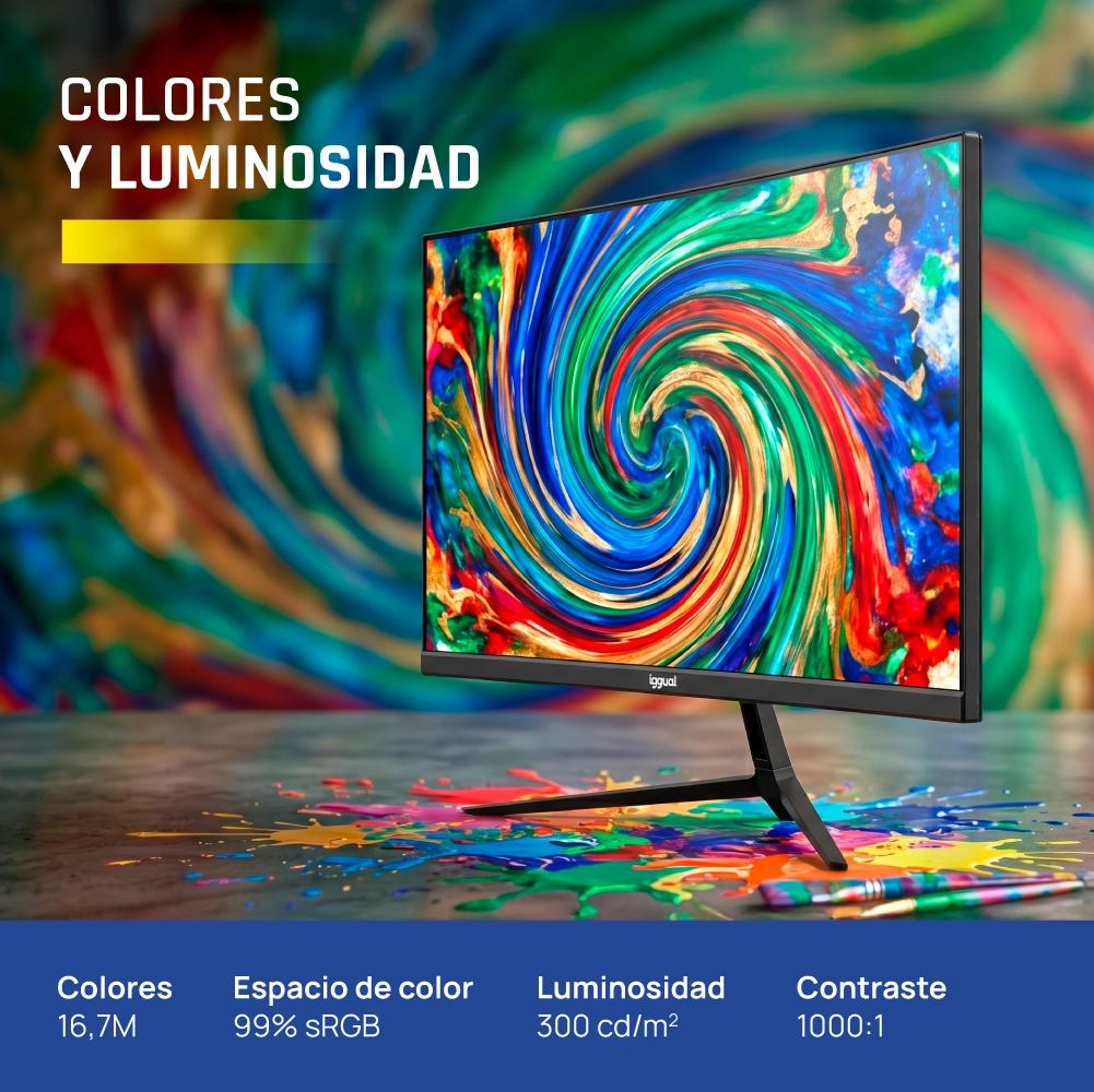 Infortisa Image 3 - iggual Monitor 24" IPS 1ms FHD 120Hz VGA HDMI Slim