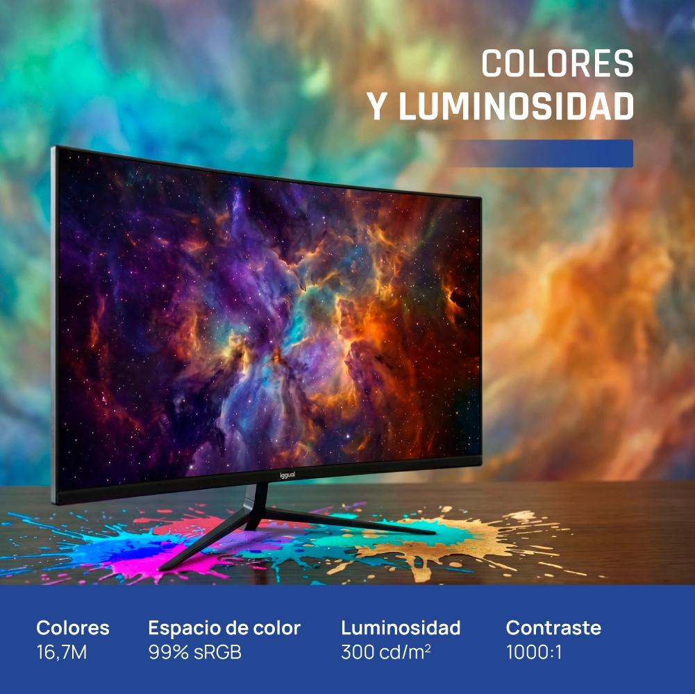Infortisa Image 3 - iggual Monitor 27" IPS 1ms FHD 120Hz VGA HDMI Slim