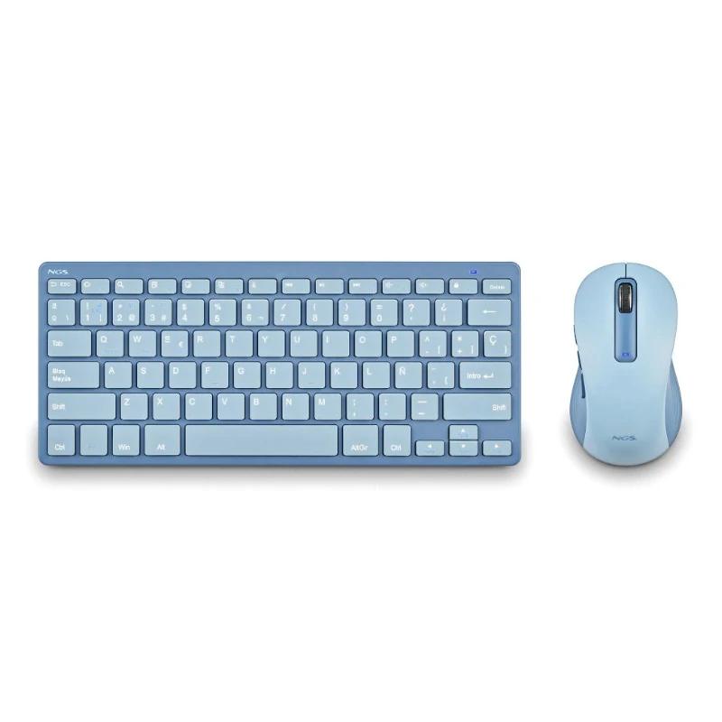 Infortisa Image 2 - NGS KIT TECLADO Y RATON MULTIFUNCION RECARG AZUL