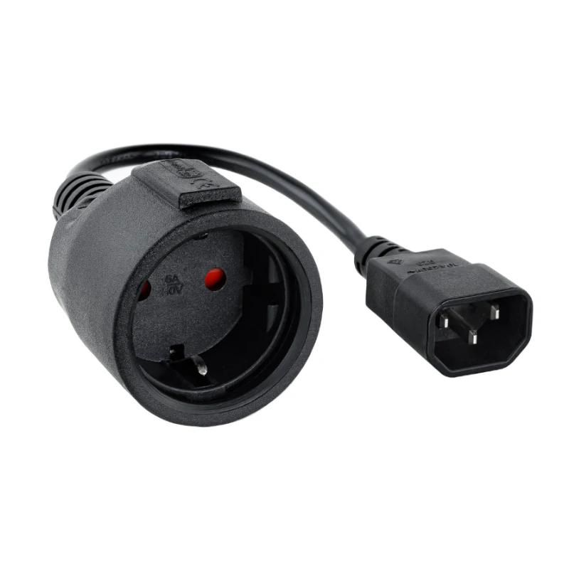Infortisa Image 1 - Nanocable Cable Adaptador C14-M a CEE7-H, 50cm