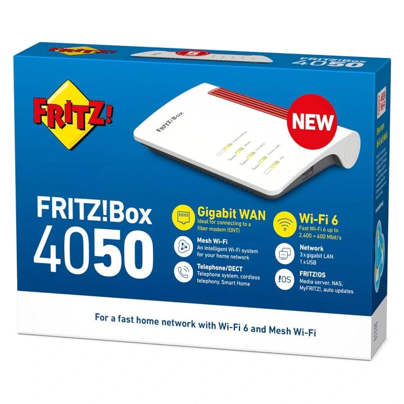 Infortisa Image 3 - Fritz!Box 4050 Router WiFi6 Mesh 1xGb WAN 3xGb LAN