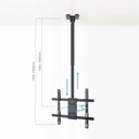 Infortisa Image 2 - Tooq LPCE1175TSLI-XL-B Soporte techo TV 32"-75"