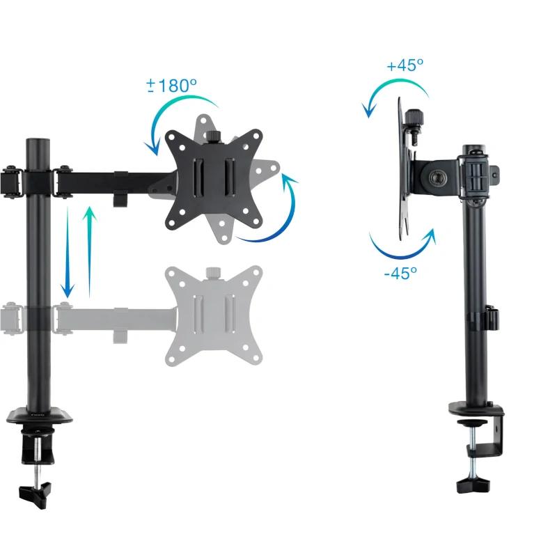 Infortisa Image 2 - Tooq Soporte mesa DB1802TN-B 2 brazos 17-27"