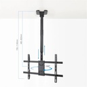 Infortisa Image 2 - Tooq LPCE1186TSLI-B Soporte techo TV 43"-86"