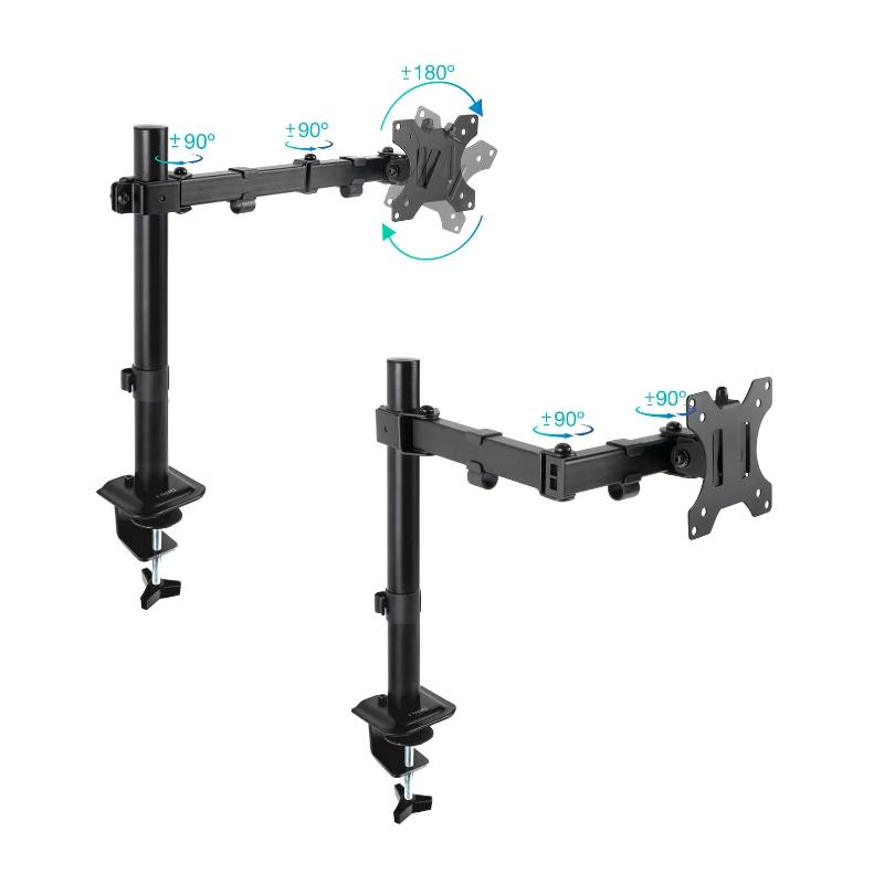 Infortisa Image 1 - Tooq Soporte mesa DB1801TN-B 1 brazo 17-32"