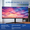 Infortisa Image 3 - iggual Monitor 34" UWQHD 1ms 2DP 2HDMI MM AA Curvo