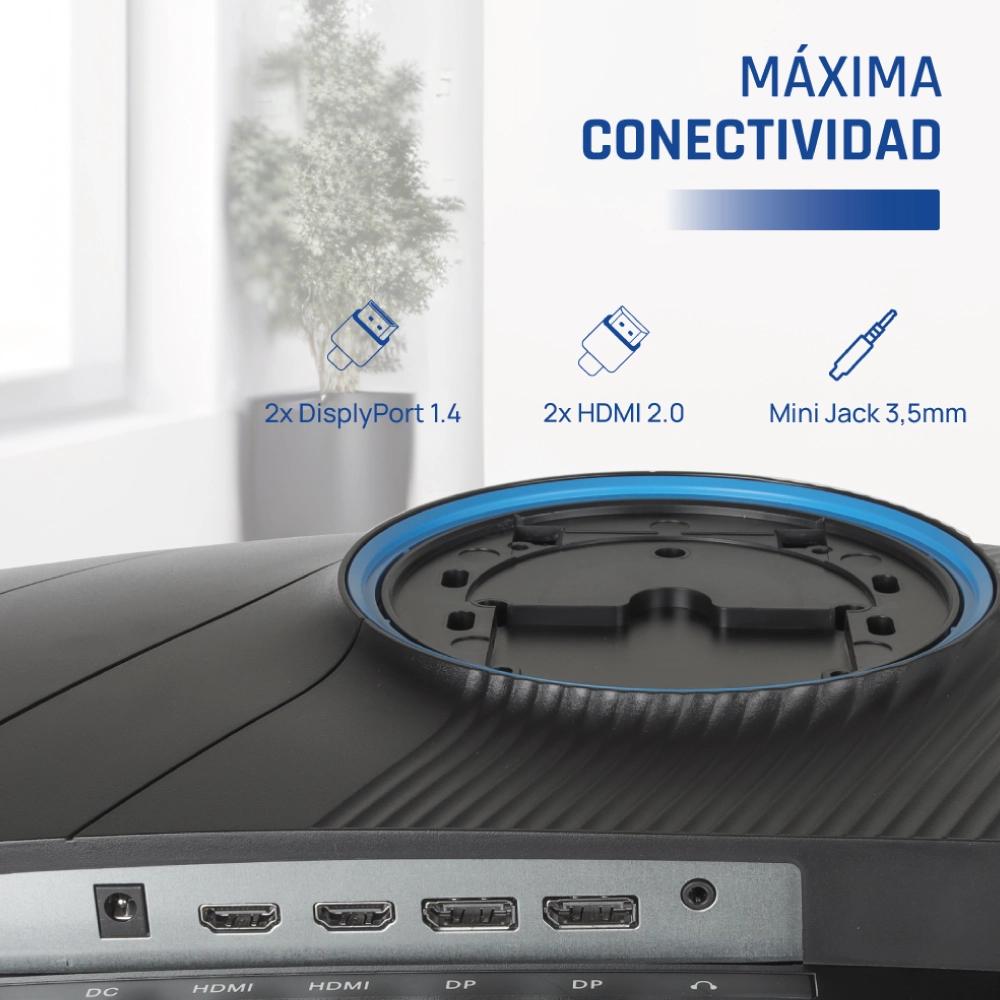 Infortisa Image 4 - iggual Monitor 34" UWQHD 1ms 2DP 2HDMI MM AA Curvo