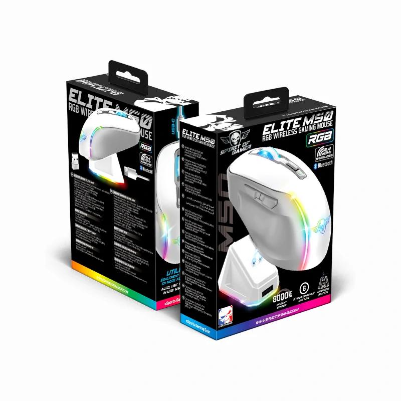 Infortisa Image 3 - Spirit of Gamer Raton Inalambrico Elite M50 Blanco