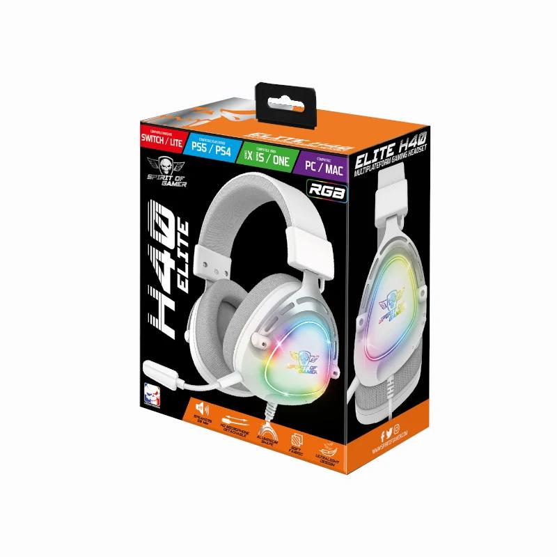 Infortisa Image 1 - Spirit of Gamer Auriculares Elite H-40 Blanco