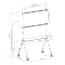 Infortisa Image 1 - Tooq iLove Soporte suelo pantallas 49"-80" Blanco