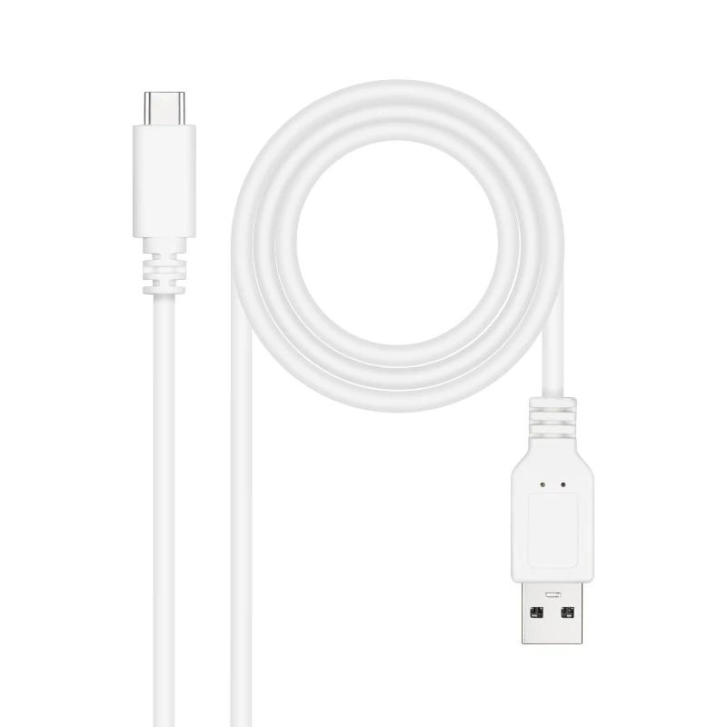 Infortisa Image 3 - Nanocable Cable USB 2.0 3A USB-C-M/M 0.5M Blanco