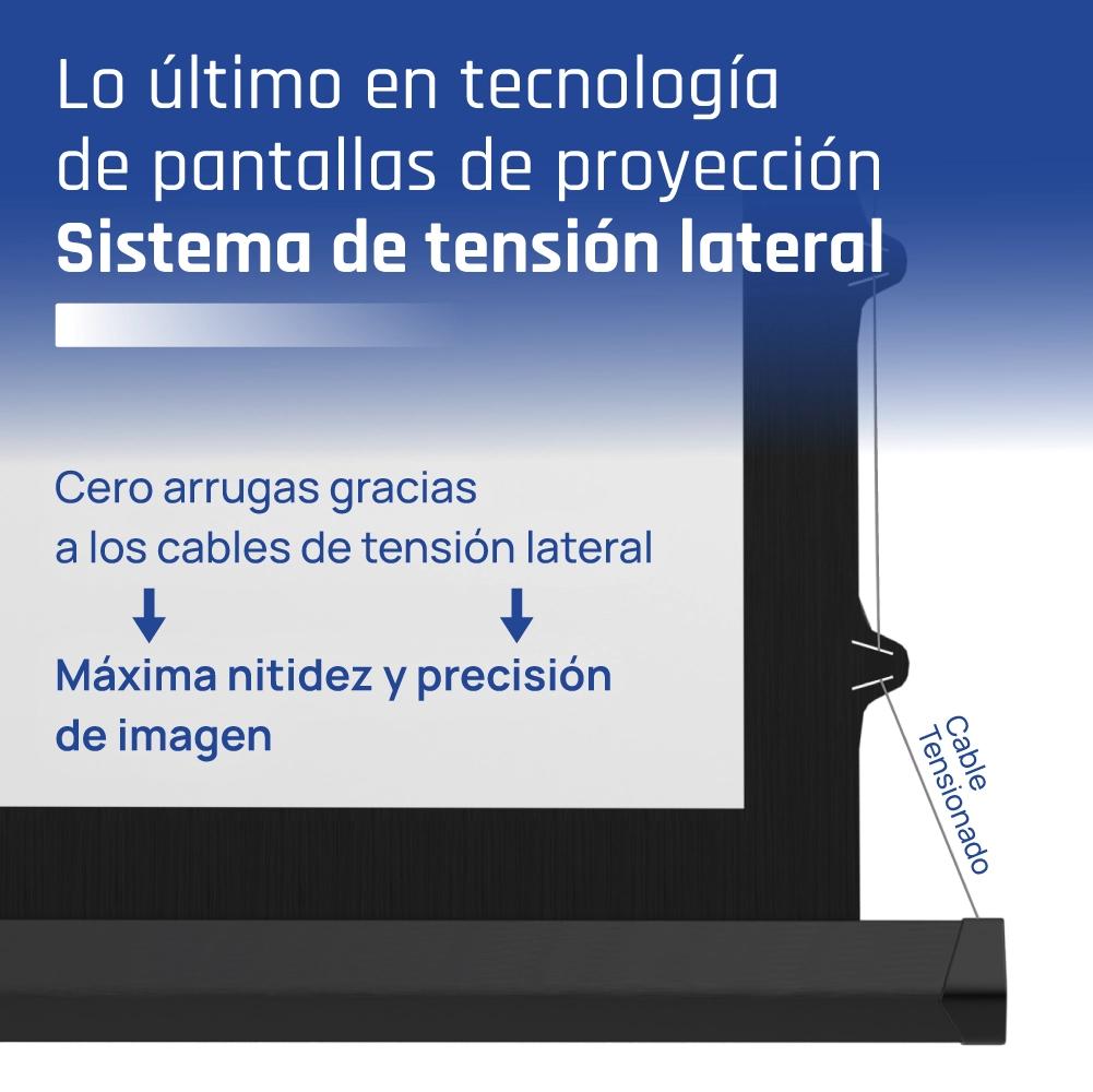 Infortisa Image 1 - iggual Pantalla eléc tensionada 16:9 92" 203x114cm