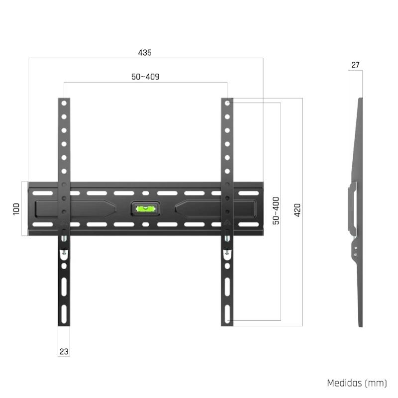 Infortisa Image 1 - iggual SPTV11-L Soporte TV pared Fijo 21"-75" 45kg