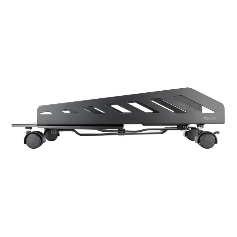 Infortisa Image 2 - Tooq Soporte para CPU de suelo con ruedas negro