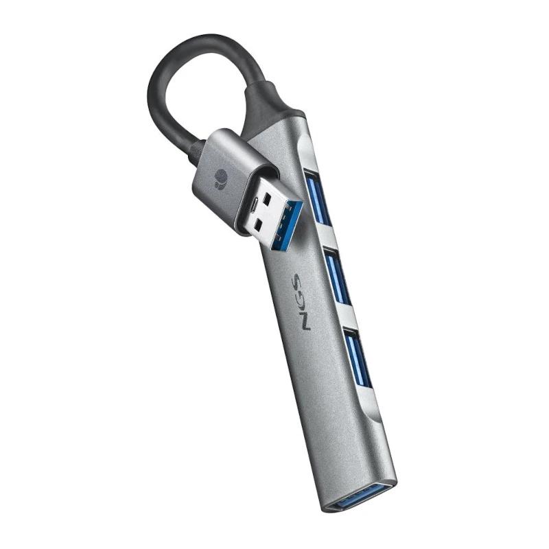 Infortisa Image 3 - NGS HUB 4 PUERTOS USB: 1 X USB 3.2, 3 X USB 2.0