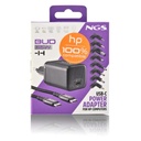 Infortisa Image 1 - NGS PACK CARGA USBC 65W+CABL 1,5M+5 CLAVIJ HP