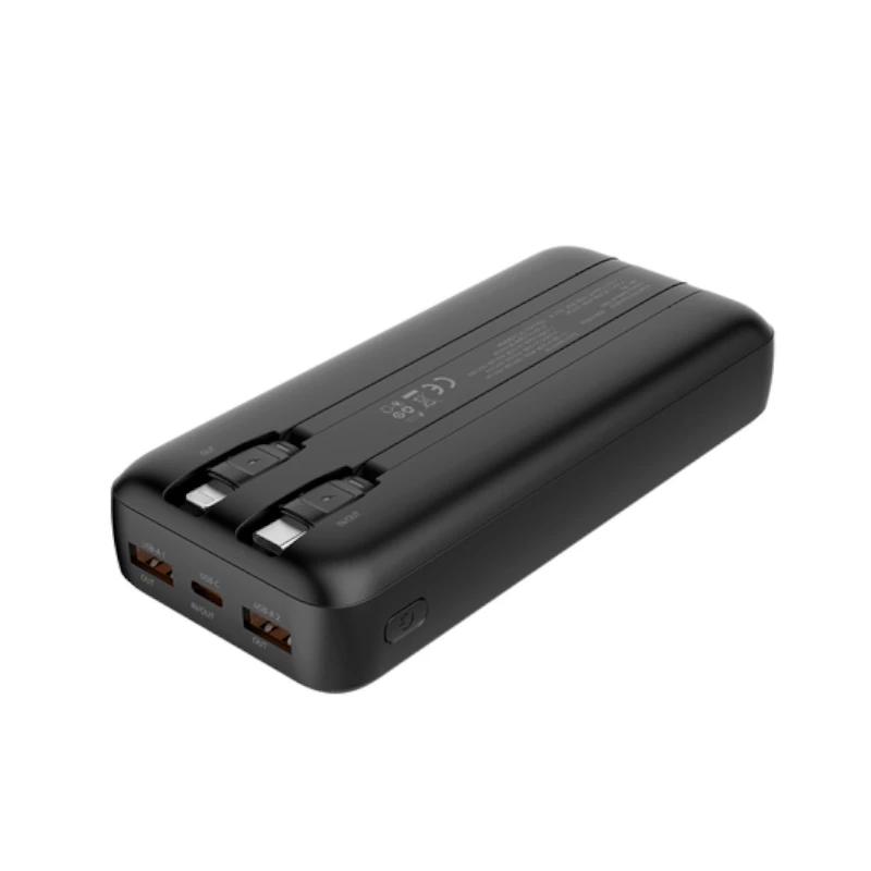 Infortisa Image 1 - Coolbox PowerBank DP20 20000MAH LCD Negro Carg Ráp