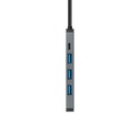 Infortisa Image 2 - Nanocable Hub USB-C 3xUSB-A+HDMI+USB-C PD