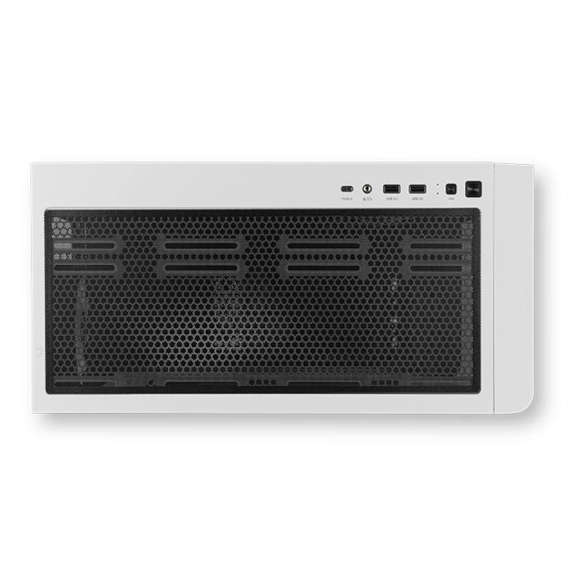 Infortisa Image 3 - NOX Semitorre HUMMER ETHER Cristal Curvo Negro&Bla