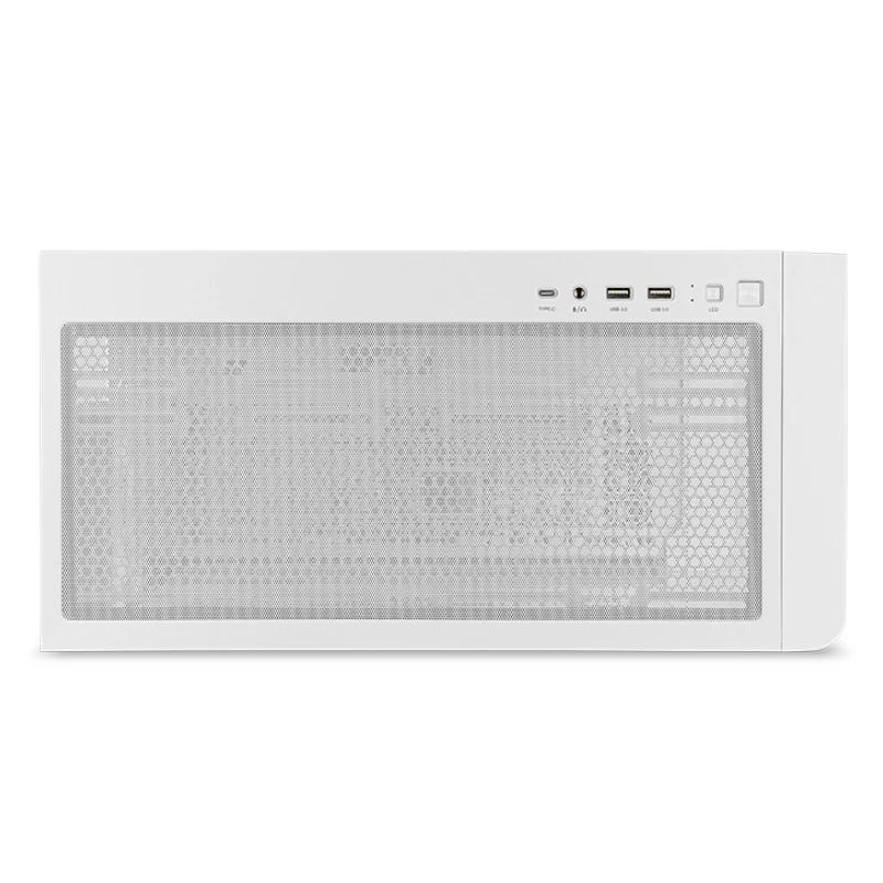 Infortisa Image 3 - NOX Semitorre HUMMER ETHER  Cristal Curvo Blanco