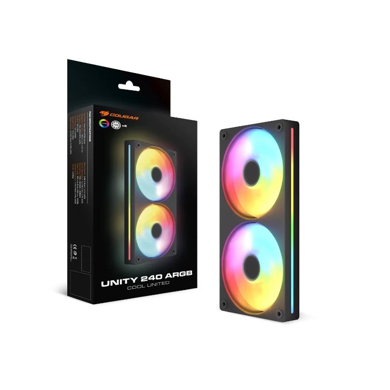 Infortisa Image 3 - Cougar Ventilador UNITY240-FB Argb 12cm Black
