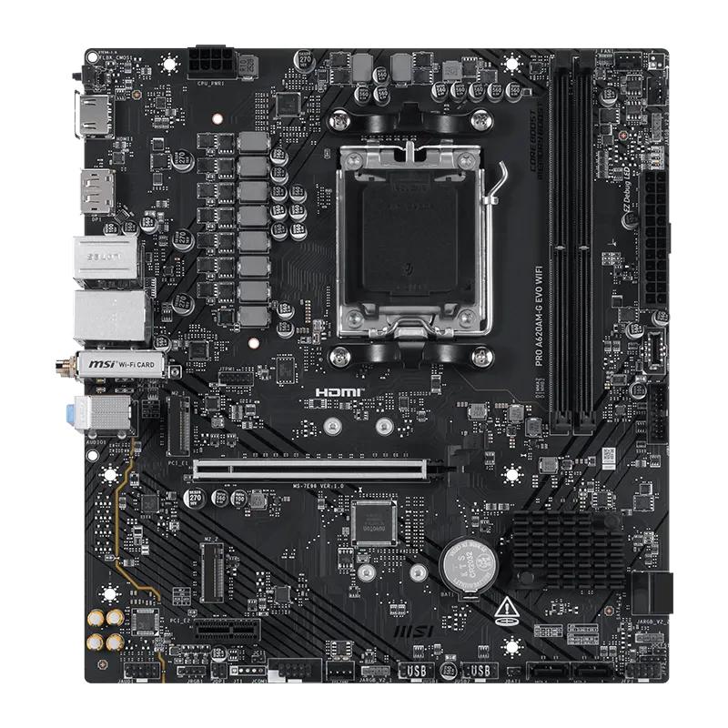 Infortisa Image 1 - MSI Placa Base PRO A620AM-G EVO WIFI DDR5 mATX