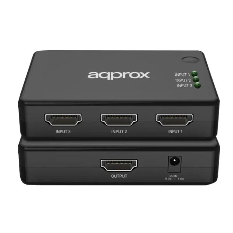 Infortisa Image 1 - Approx HDMI Switch 4K HDMI 3 Puertos 4K/30HZ