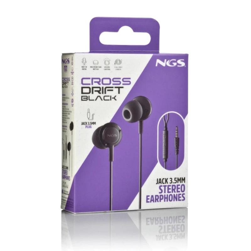 Infortisa Image 3 - NGS Auricular Estéreo Cable JACK 3.5 Mm