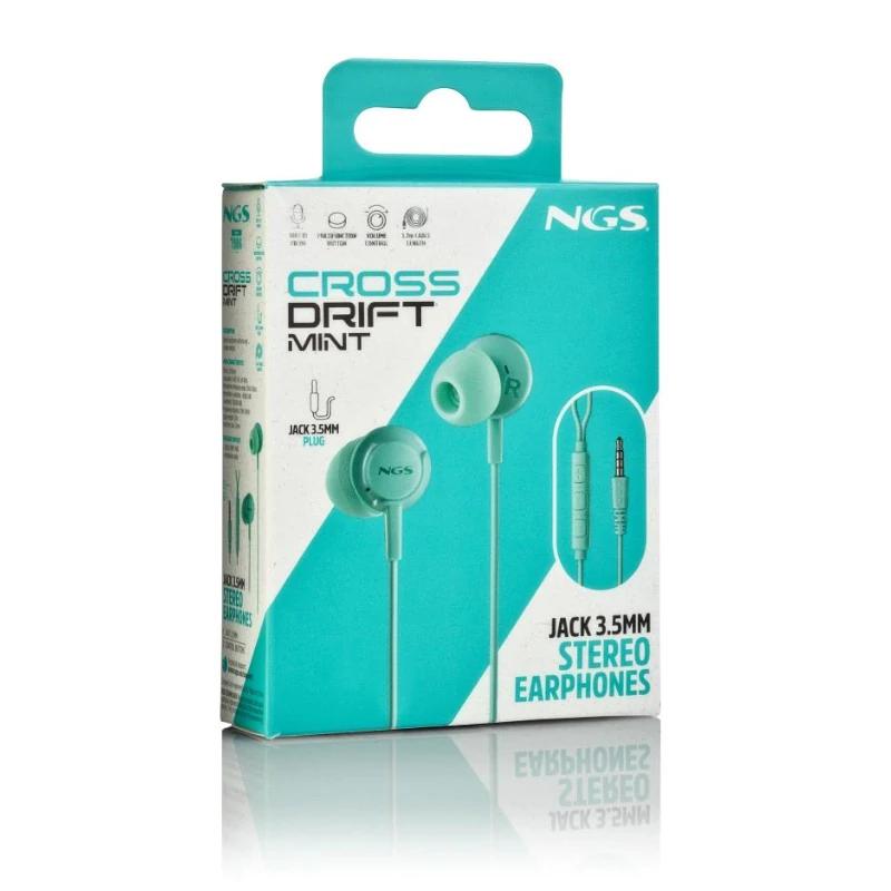 Infortisa Image 3 - NGS Aricular Verde Estéreo Cable JACK 3.5 Mm