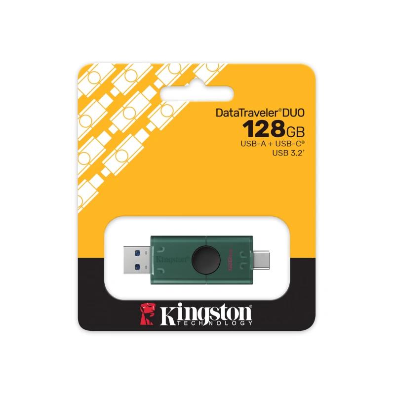 Infortisa Image 1 - Kingston DataTraveler 128GB USB 3.2 Gen1 Duo Negro