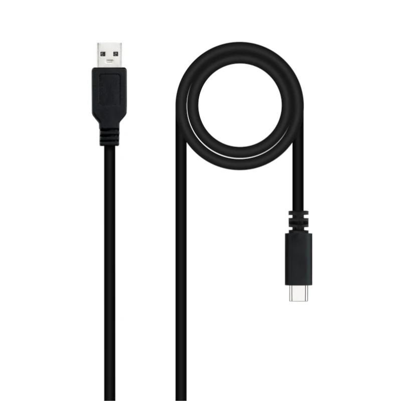Infortisa Image 2 - Nanocable Cable USB 2.0 3A USB-C-M/M 1.5M Negro