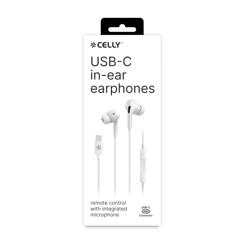 Infortisa Image 1 - Celly Auriculares cable Usb-C Blanco