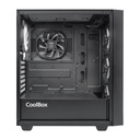 Infortisa Image 3 - Coolbox Caja Gaming ATX GA300 GRIDLINE Black